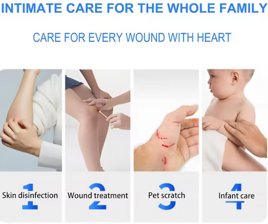 50PCS/Lot Medical Alcohol Disposable Emergency Cotton Stick Iodine Disinfected Swab First Aid kit home for Children Adults Baby