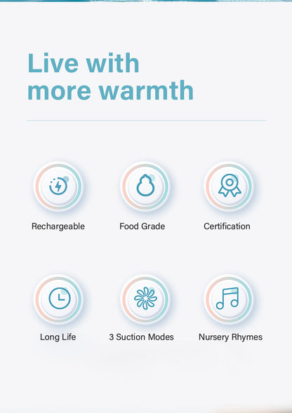Elektrische neusaspirator voor baby's en peuters - apparaat voor het afzuigen van slijm voor thuisgebruik