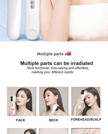 NEW Red Light Therapy For Face Anti Aging Wrinkle Removal Skin Tightening Machine Face Lift LED Light Therapy Facial Massager