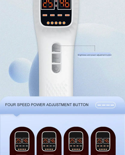 NEW Red Light Therapy For Face Anti Aging Wrinkle Removal Skin Tightening Machine Face Lift LED Light Therapy Facial Massager