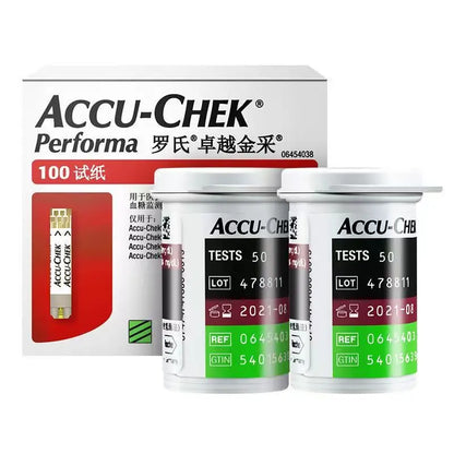 Accu Chek Performa bloedglucose teststrips, lancettensets, bloedsuiker-glucosemeter testkit, glucosemeter ACCU Chek EXP: Maximum