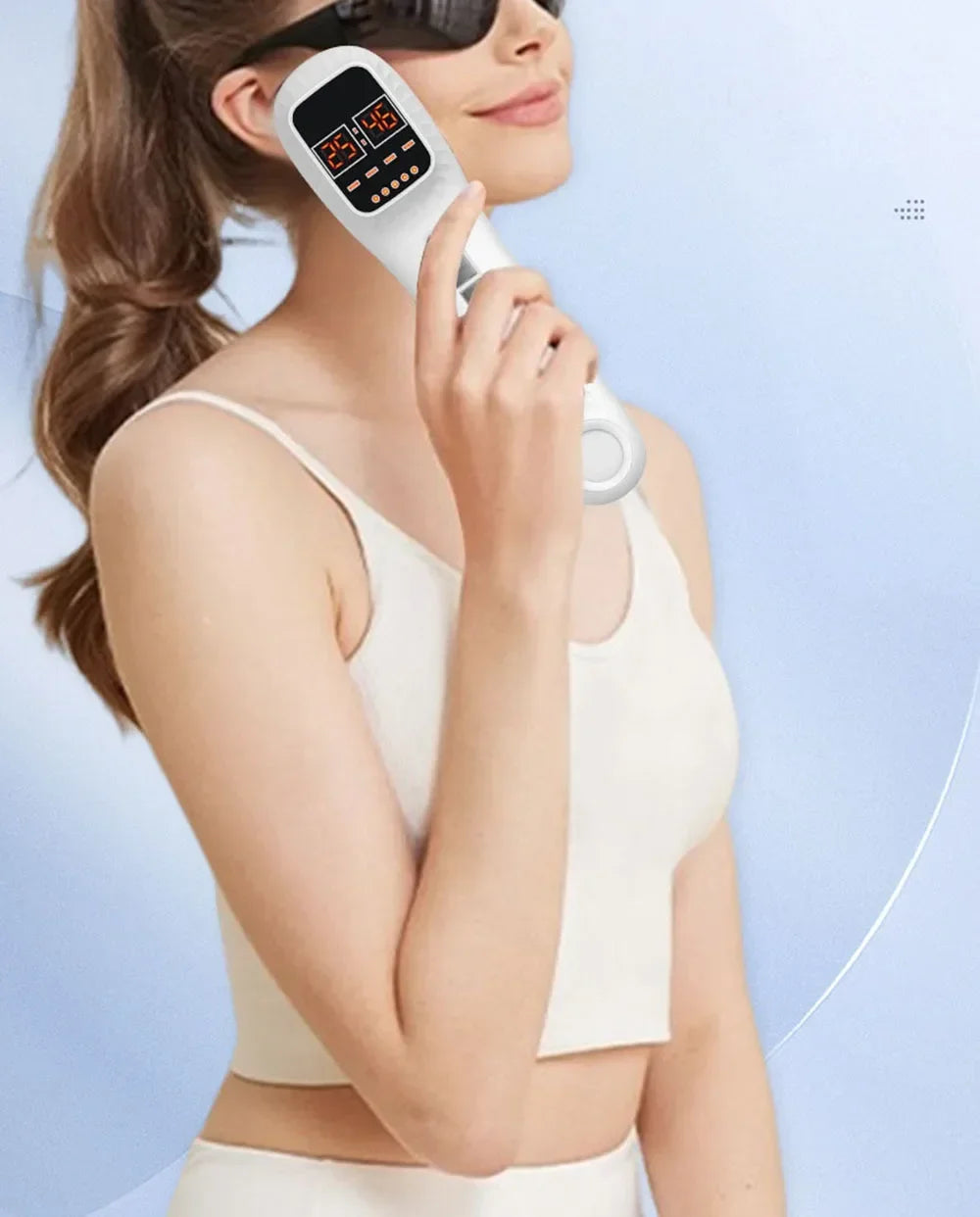 NEW Red Light Therapy For Face Anti Aging Wrinkle Removal Skin Tightening Machine Face Lift LED Light Therapy Facial Massager