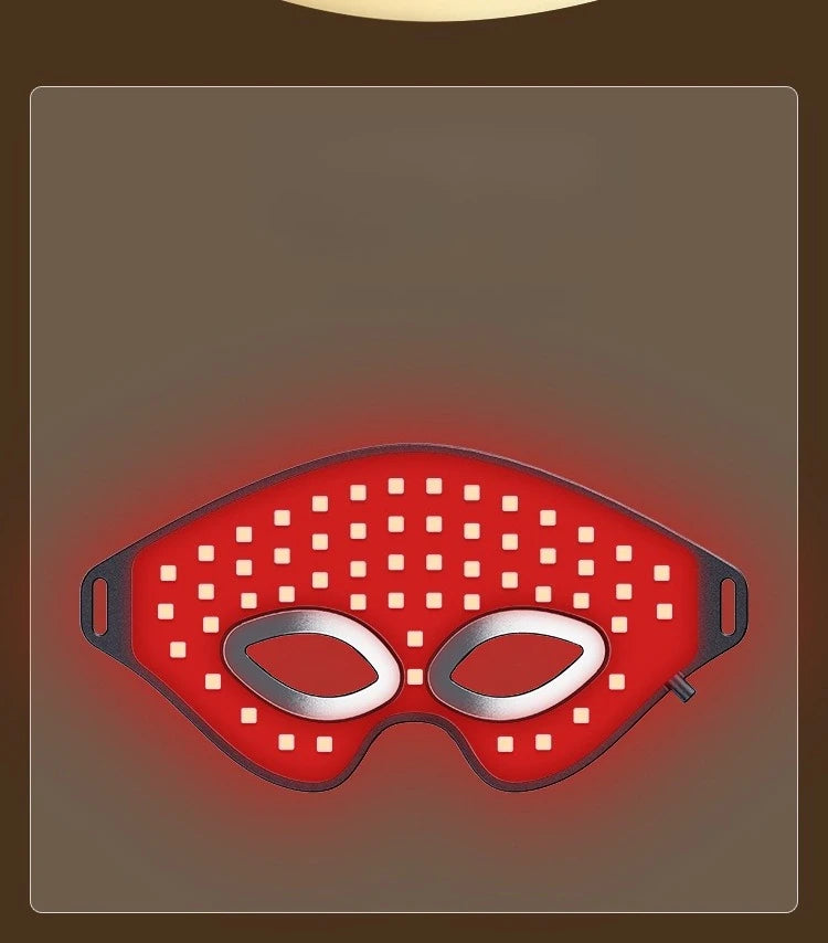 Rechargeable Eye Therapy Mask – Red Light + Warm Compress, Anti-Aging & Puffiness Relief